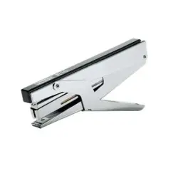 Rapid E10 Grapadora de Tenaza - Hasta 15 Hojas - Para Grapas Nº10 - Grapado Cerrado - Color Cromado/Negro | Ahorro Imprimiendo