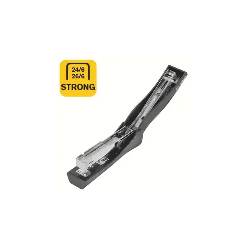 Rapid Ultimate F20 Grapadora Vertical - Hasta 20 Hojas - Para Grapas 24/6 y 26/6 - Grapado Cerrado y Clavado - Color Negro | Aho