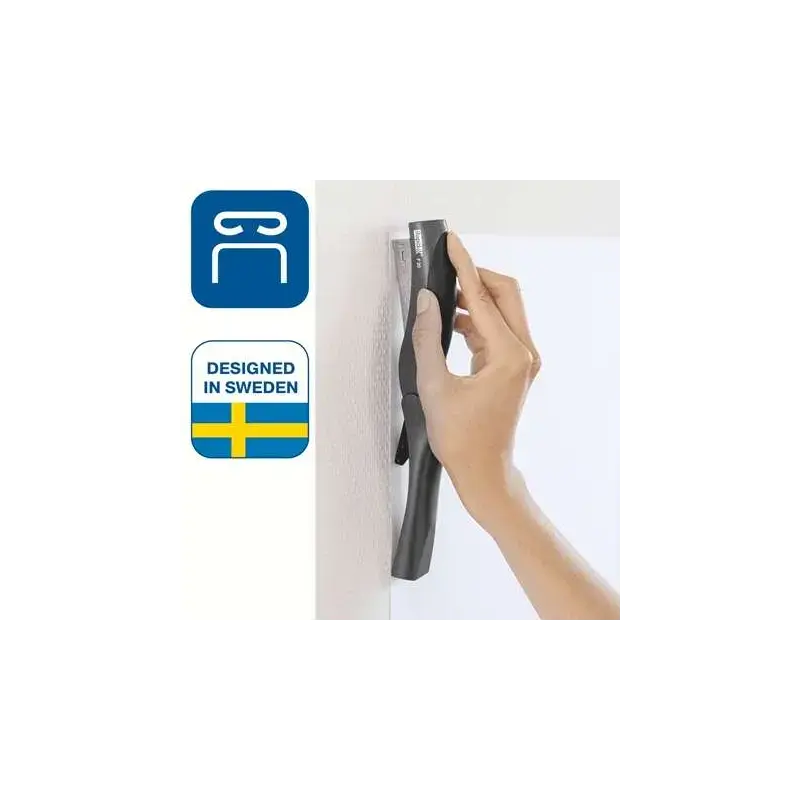 Rapid Ultimate F20 Grapadora Vertical - Hasta 20 Hojas - Para Grapas 24/6 y 26/6 - Grapado Cerrado y Clavado - Color Negro | Aho