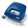 Petrus 80 Taladro Perforador Pequeño - Hasta 16 Hojas - Marcas de Formato - Facil Vaciado - Punzones 5.5mm - Color Azul | Ahorro