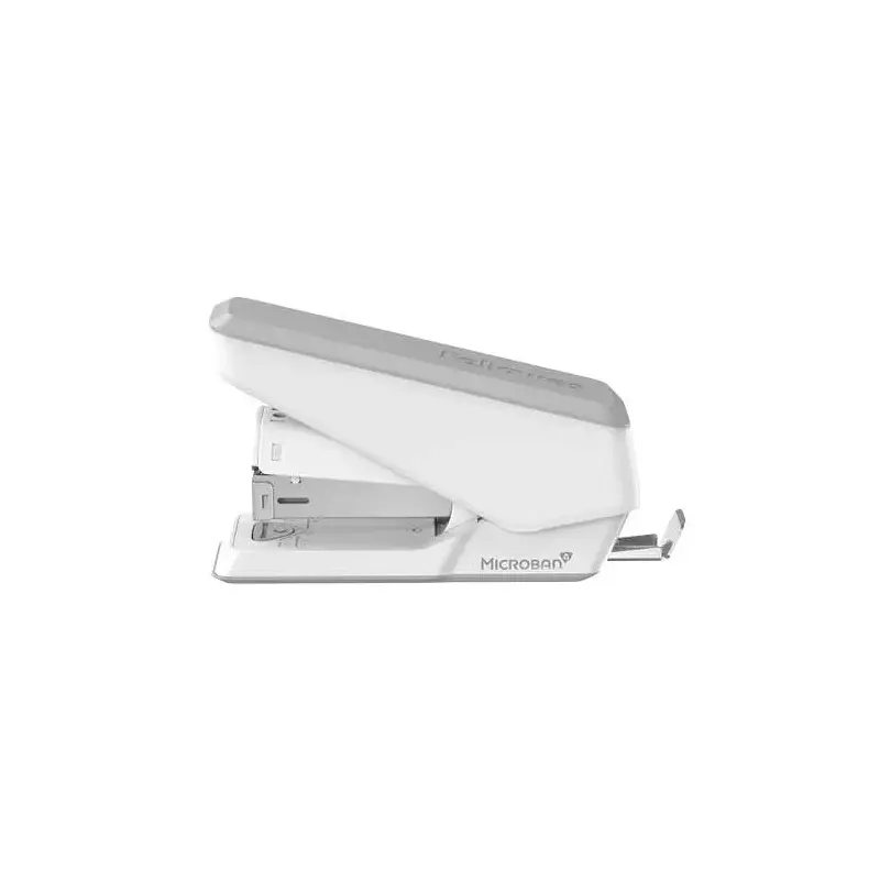 Fellowes LX840 Grapadora con Proteccion Microban - Hasta 25 Hojas - Quitagrapas Extraible - Visor de Grapas - Color Blanco | Aho