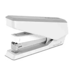 Fellowes LX850 Grapadora con Proteccion Microban - Hasta 25 Hojas - Quitagrapas Extraible - Visor de Grapas - Color Blanco | Aho