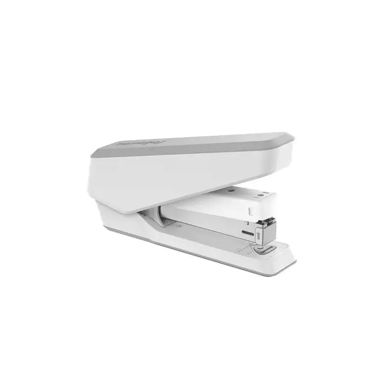 Fellowes LX850 Grapadora con Proteccion Microban - Hasta 25 Hojas - Quitagrapas Extraible - Visor de Grapas - Color Blanco | Aho