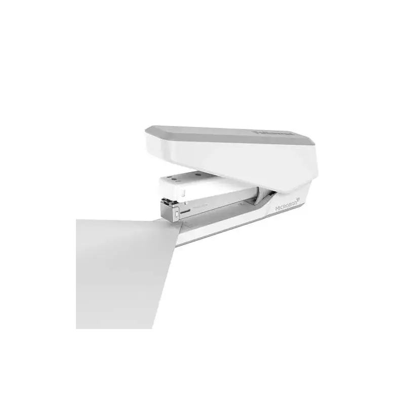 Fellowes LX850 Grapadora con Proteccion Microban - Hasta 25 Hojas - Quitagrapas Extraible - Visor de Grapas - Color Blanco | Aho