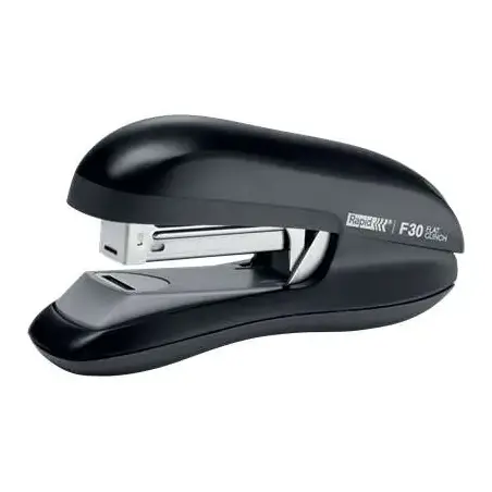Rapid F30 Grapadora de Sobremesa - Hasta 30 Hojas - Para Grapas 24/6 y 26/6 - Grapado Plano - Color Negro | Ahorro Imprimiendo