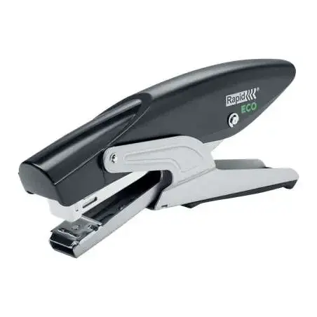 Rapid ECO Grapadora de Tenaza - Fabricadas con un 81% de Plastico Reciclado - Hasta 20 Hojas - Para Grapas 24/6, 26/6 - Grapado