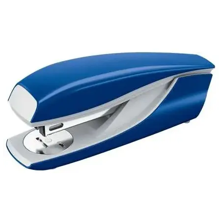 Petrus 635 Grapadora Metalica - Hasta 30 Hojas - Extraegrapas Integrado - Grapado Cerrado, Abierto y Clavado - Color Azul | Ahor