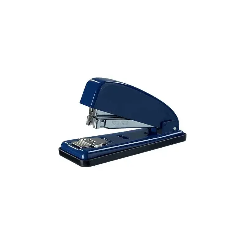 Petrus 226 Grapadora Metalica + Caja de 200 Grapas - Hasta 30 Hojas - Grapado Cerrado, Abierto y Clavado - Color Azul | Ahorro I