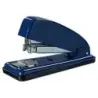Petrus 226 Grapadora Metalica + Caja de 200 Grapas - Hasta 30 Hojas - Grapado Cerrado, Abierto y Clavado - Color Azul | Ahorro I