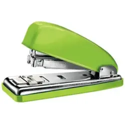 Petrus 226 WOW Grapadora Metalica + Caja de 200 Grapas - Hasta 30 Hojas - Grapado Cerrado, Abierto y Clavado - Color Verde Metal
