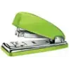 Petrus 226 WOW Grapadora Metalica + Caja de 200 Grapas - Hasta 30 Hojas - Grapado Cerrado, Abierto y Clavado - Color Verde Metal