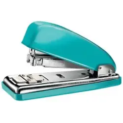 Petrus 226 WOW Grapadora Metalica + Caja de 200 Grapas - Hasta 30 Hojas - Grapado Cerrado, Abierto y Clavado - Color Turquesa Me