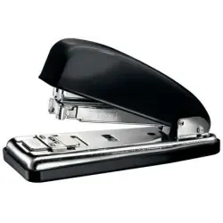 Petrus 226 WOW Grapadora Metalica + Caja de 200 Grapas - Hasta 30 Hojas - Grapado Cerrado, Abierto y Clavado - Color Negro | Aho