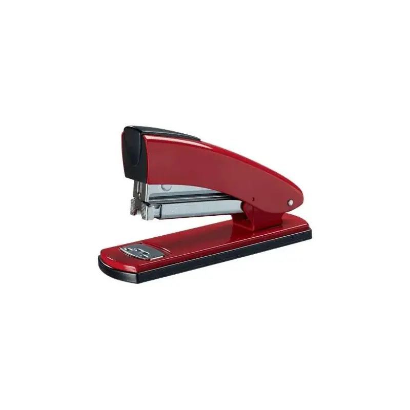 Petrus 2001 Grapadora Metalica Retro - Hasta 30 Hojas - Grapado Cerrado, Abierto y Clavado - Color Rojo | Ahorro Imprimiendo