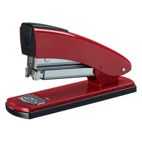 Petrus 2001 Grapadora Metalica Retro - Hasta 30 Hojas - Grapado Cerrado, Abierto y Clavado - Color Rojo | Ahorro Imprimiendo