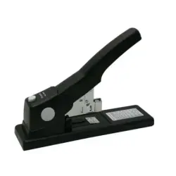 Bismark Grapadora de Gruesos 24mm - Funcion de Grapado en Plano - Capacidad para 200 Hojas - Color Negro | Ahorro Imprimiendo