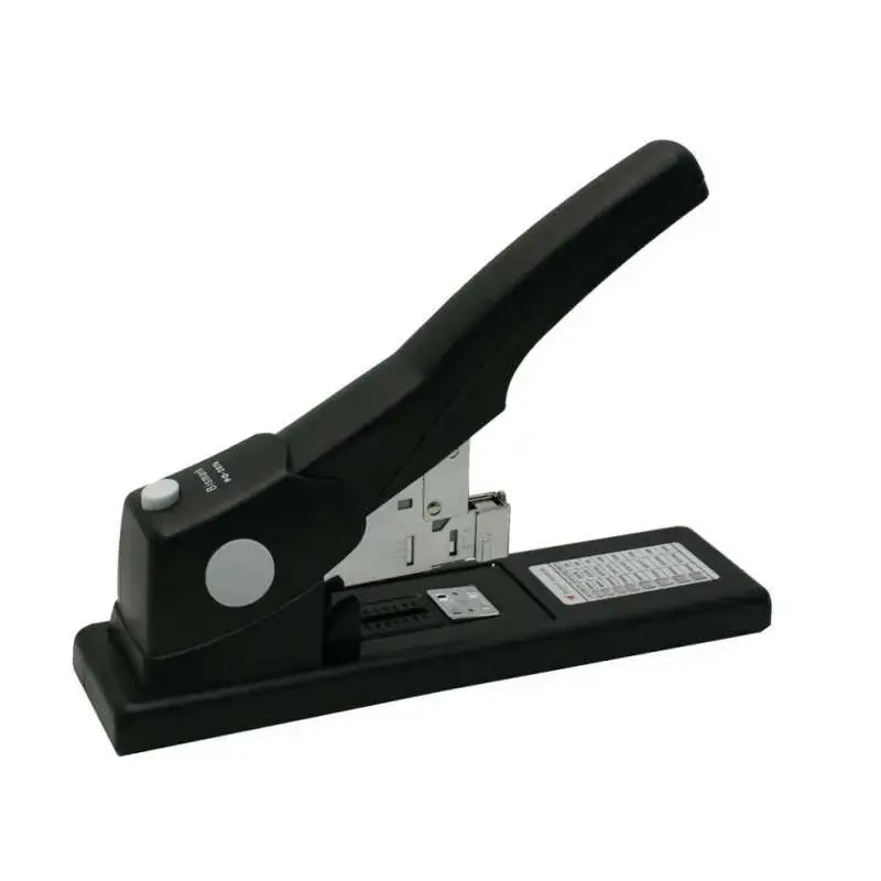 Bismark Grapadora de Gruesos 24mm - Funcion de Grapado en Plano - Capacidad para 200 Hojas - Color Negro | Ahorro Imprimiendo