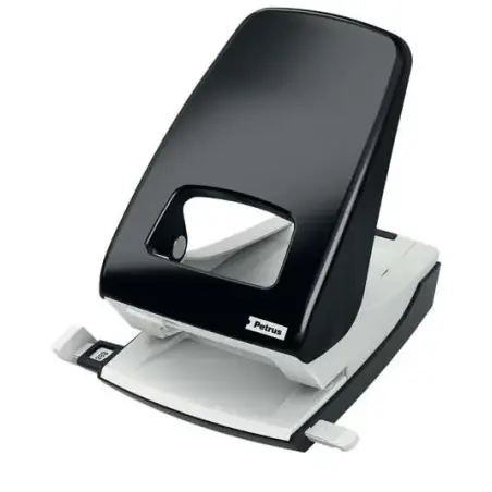 Petrus 95 Taladro Perforador Metalico - Hasta 40 Hojas - Marcas de Formato - Facil Vaciado - Punzones 5.5mm | Ahorro Imprimiendo