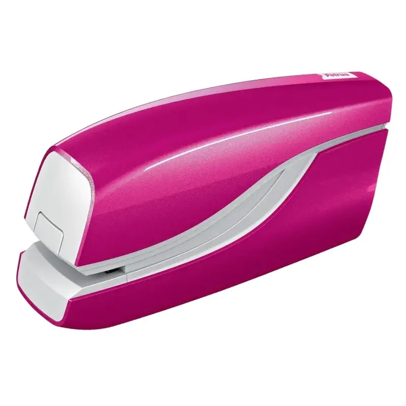 Petrus WOW E-310 Contactless Grapadora Electrica - Hasta 10 Hojas - Grapado Cerrado - Utiliza Grapas Petrus Nº10 - Color Fucsia