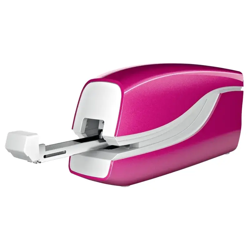 Petrus WOW E-310 Contactless Grapadora Electrica - Hasta 10 Hojas - Grapado Cerrado - Utiliza Grapas Petrus Nº10 - Color Fucsia