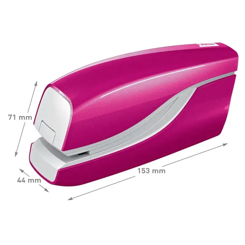Petrus WOW E-310 Contactless Grapadora Electrica - Hasta 10 Hojas - Grapado Cerrado - Utiliza Grapas Petrus Nº10 - Color Fucsia