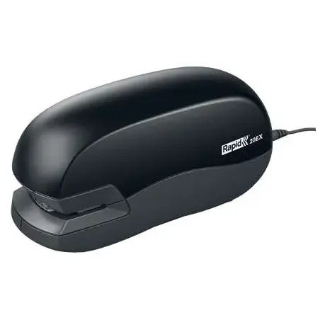 Rapid 20EX Fixativ Grapadora Electrica de Sobremesa - Hasta 20 Hojas - Utiliza Grapas 24/6 y 26/6 - Color Negro | Ahorro Imprimi