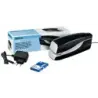 Petrus E-120 Contactless Grapadora Electrica - Hasta 20 Hojas - Grapado Plano - Utiliza Grapas 22/6-24/6-26/6 - Color Negro | Ah