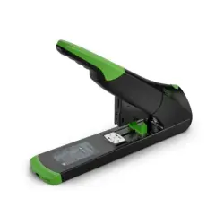 Novus B 56 re+new Grapadora de Gruesos - Fabricada con Plastico Reciclado - Hasta 200 Hojas - Grapado Cerrado con Sistema Bypass