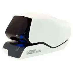 Rapid Grapadora Electrica Supreme 5025E - 25 Hojas - Carga de Cartucho - Diseño Excepcional - Blanco Grapa - Tecnologia de Grapa