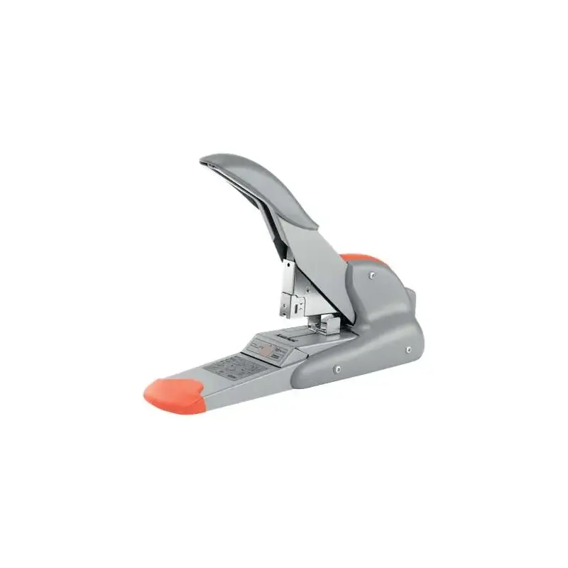 Rapid Duax Grapadora de Gruesos - Hasta 170 Hojas - Grapado Plano - Para Grapas Rapid Duax - Color Gris/Naranja | Ahorro Imprimi