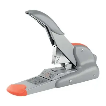 Rapid Duax Grapadora de Gruesos - Hasta 170 Hojas - Grapado Plano - Para Grapas Rapid Duax - Color Gris/Naranja | Ahorro Imprimi