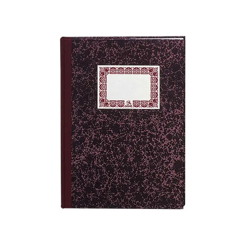 Dohe Cuaderno Cartone Modelo Caja de 100 Hojas - Folio Natural - Tapa en Tres Piezas con Lomera de Tela - Interior en Papel Offs