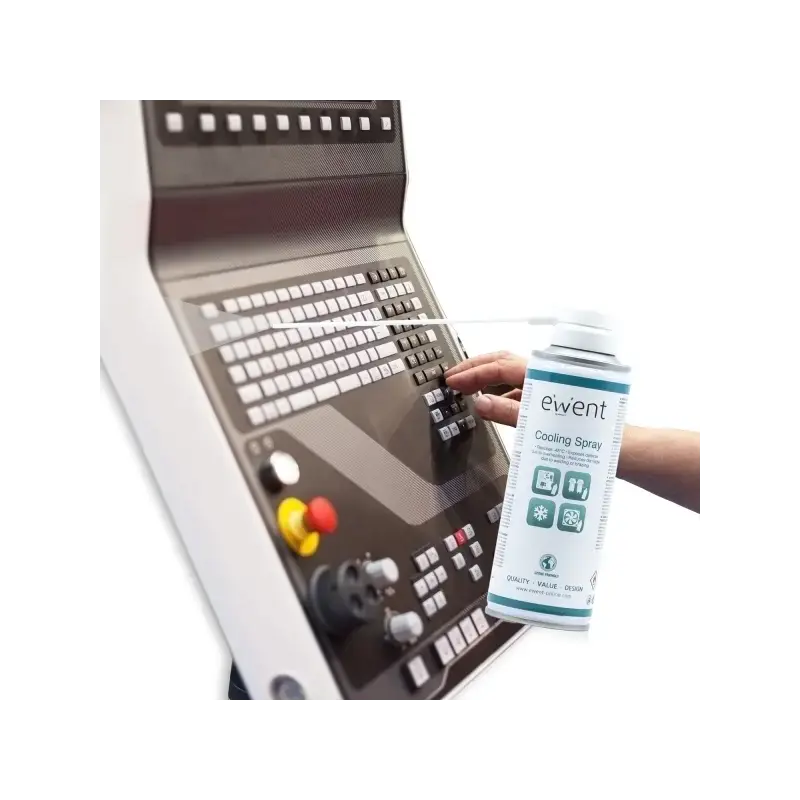 Ewent Spray Refrigerante - Deteccion de Sobrecalentamientos - Limpieza sin Residuos - Color Incoloro | Ahorro Imprimiendo