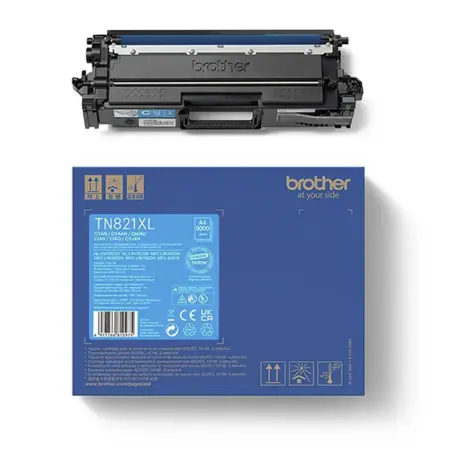 Brother TN-821XL Cyan Tóner Original