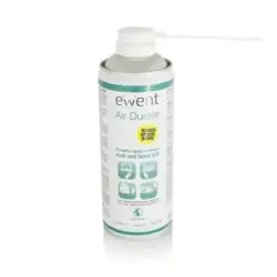 Ewent Spray de Aire Comprimido - Invertible - 220ml - Aplicador para Zonas Dificiles - Color Transparente | Ahorro Imprimiendo