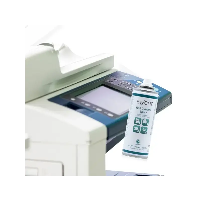 Ewent Spray de Limpieza para Rodillos de Impresora - Aerosol - Color Transparente | Ahorro Imprimiendo
