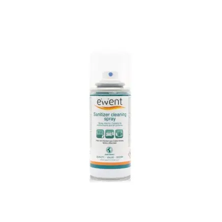 Ewent Spray Desinfectante para Superficies - 100ml - Formula con Detergente - Antiolores - Color Transparente | Ahorro Imprimien