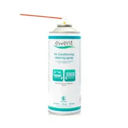 Ewent Spray de Limpieza para Aire Acondicionado - Aerosol de Espuma Activa - Neutraliza Olores - Color Transparente | Ahorro Imp