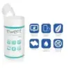 Ewent Toallitas de Limpieza para Pantallas - Antibacteriano - Antiestatica - Sin Alcohol - Color Blanco | Ahorro Imprimiendo