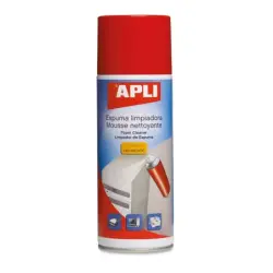 Apli Espuma Limpiadora Antiestatica - 400ml - Limpieza Externa de Aparatos Electronicos - Mejora El Rendimiento y Prolonga la Vi