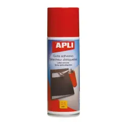 Apli Spray Quita Adhesivo 200ml - Elimina Facilmente Residuos de Adhesivo y Pegamento en Madera, Ceramica, Cristal, Metal y Plas
