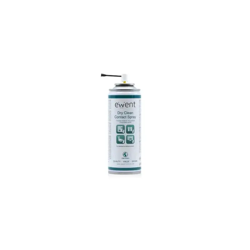 Ewent Spray de Limpieza para Contactos - 200ml - Limpieza en Seco - Color Incoloro | Ahorro Imprimiendo