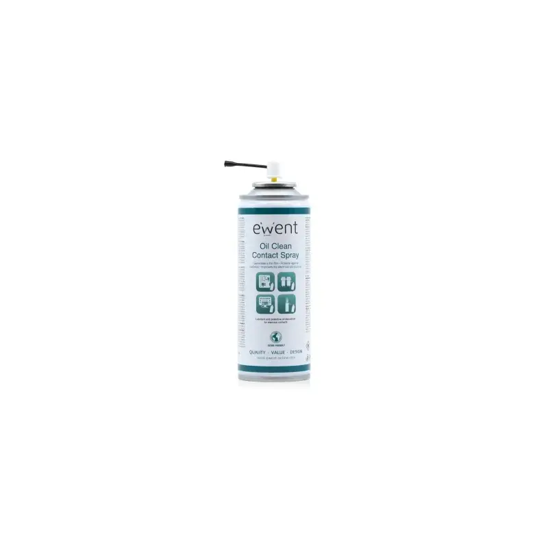 Ewent Spray de Limpieza para Contactos - 200ml - Base de Aceite - Color Ambar Claro | Ahorro Imprimiendo