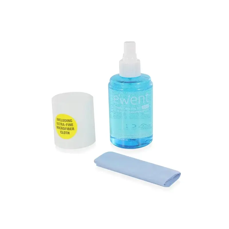 Ewent Set de Limpieza Universal Spray 200ml + Paño 20x20cm | Ahorro Imprimiendo