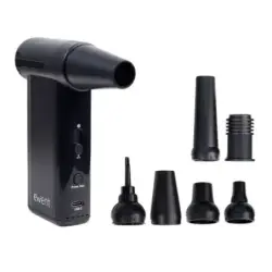 Ewent Pistola de Aire Comprimido - Bomba de Vacio e Inflador - 8 Velocidades -130000 RPM - Bateria de 5000mah - Color Negro | Ah