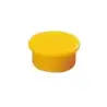 Dahle 95513 Pack de 10 Imanes para Pizarra Blanca - Diametro de 13mm - Color Amarillo | Ahorro Imprimiendo