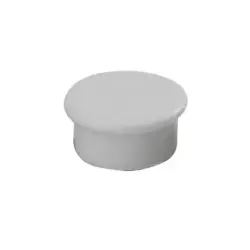 Dahle 95513 Pack de 10 Imanes para Pizarra Blanca - Diametro de 13mm - Color Gris | Ahorro Imprimiendo