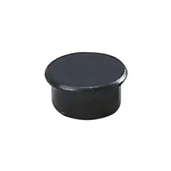 Dahle 95513 Pack de 10 Imanes para Pizarra Blanca - Diametro de 13mm - Color Negro | Ahorro Imprimiendo