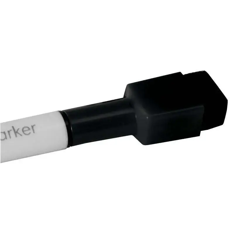 Nobo Mini Rotulador Pizarra Blanca con Tapa Borrador Magnetica - 6 Colores Surtidos - Punta Fina 2mm - Destaca en Pizarras Blanc