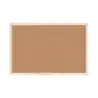 Bi-Office Tablero de Corcho Doble Cara 600x400mm Marco Natural | Ahorro Imprimiendo